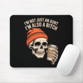 Tante Funny Skeleton Tante Mousepad (Mit Mouse)