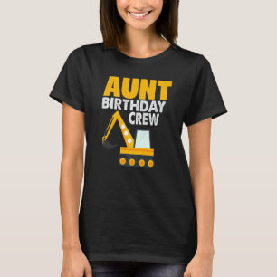 Tante Geburtstags-Crew Bagger Geburtstag T-Shirt