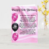 Tante Gedicht - 30. Geburtstag Karte (Gelbe Blume)