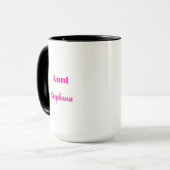 Tante Geschenk Gefallen Hochzeiten Weihnachtsfeier Tasse (Vorderseite Links)