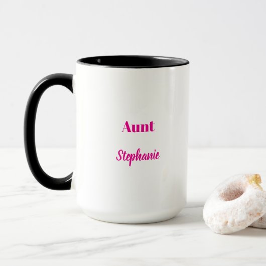 Tante Geschenk Gefallen Hochzeiten Weihnachtsfeier Tasse (Mit Donut)