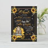 Tante Geschenke | Brief an meine Tante Liebe aus N Einladung (Stehend Vorderseite)