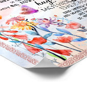 Tante Geschenke | Brief an meine Tante Liebe aus N Poster (Ecke)