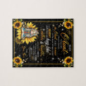 Tante Geschenke | Brief an meine Tante Liebe aus N Puzzle (Horizontal)