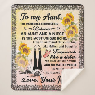 Tante Geschenke   Brief an meine Tante Liebe aus N Sherpadecke