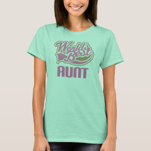 Tante Gift Niedlich Worlds Bester Slogan T-Shirt