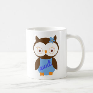 Tante Gift With Owl Kaffeetasse