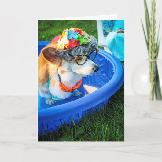 Tante Gussy Birthday Card Karte (Vorderseite)