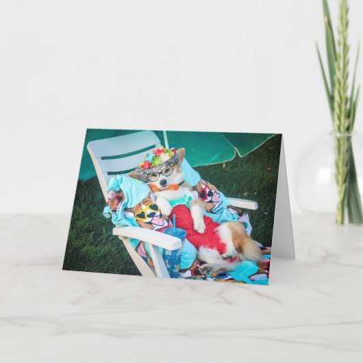 Tante Gussy Birthday Card Karte (Vorderseite)