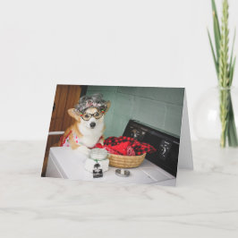 Tante Gussy Jubiläumskarte Karte