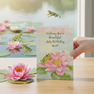Tante Happy alles Gute zum Geburtstag mit Wasserli Karte
