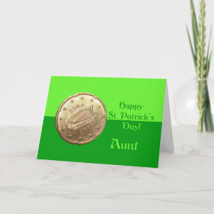 Tante Happy St. Patrick's Day Karte
