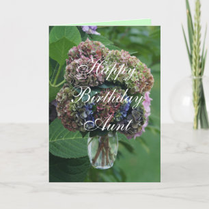 Tante Hydrangea BQT - jedes Ereignis anpassen Karte