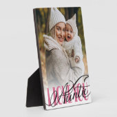 Tante I Liebe Sie Foto Typografie Fotoplatte (Seite)