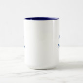 Tante Individuelle Name Weddings Blue White Gift Tasse (Zentrum)