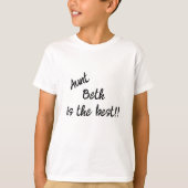 Tante... ist die beste!! T - Shirt eines Kindes (Vorderseite)