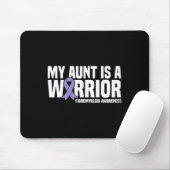 Tante ist ein Kriegerfibromyalgie-Bewusstsein Mousepad (Mit Mouse)