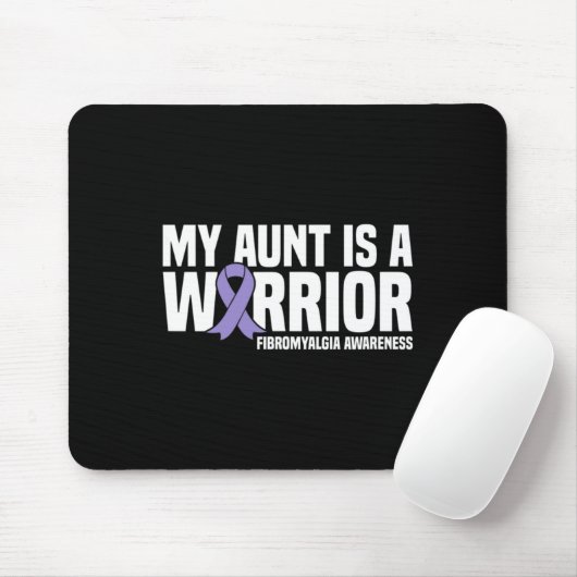 Tante ist ein Kriegerfibromyalgie-Bewusstsein Mousepad (Mit Mouse)