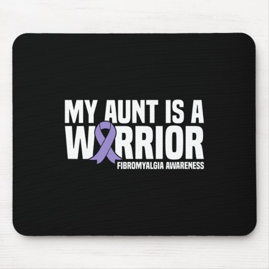 Tante ist ein Kriegerfibromyalgie-Bewusstsein Mousepad (Vorne)