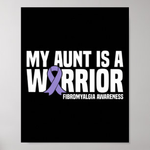 Tante ist ein Kriegerfibromyalgie-Bewusstsein Poster