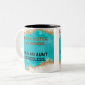 Tante ist teuer zweifarbige tasse (Vorderseite Links)