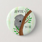 Tante | Koala Babydusche Button (Vorderseite)