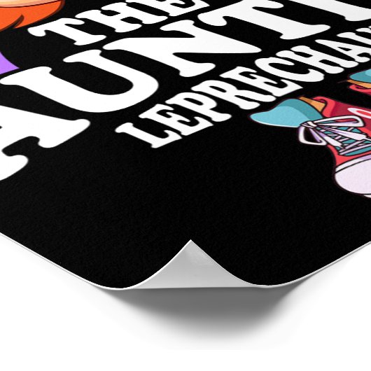 Tante Leprechaun St Patricks Day Costume Poster (Ecke)