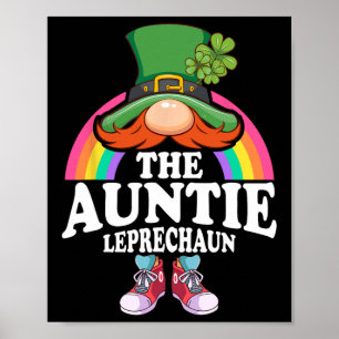 Tante Leprechaun St Patricks Day Costume Poster
