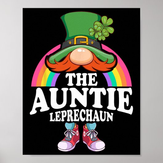 Tante Leprechaun St Patricks Day Costume Poster (Vorne)