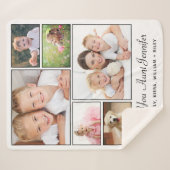 Tante Liebe Sie 6 Fotomaterial Sherpadecke (Vorderseite (Horizontal))