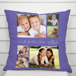 Tante Liebe Sie Foto Collage Lila Kissen<br><div class="desc">Feiern Sie eine Lieblingssante mit diesem lila Keepsake-Kopfkissen mit einer 6-Foto-Collage ihrer Nichten und Neffen,  ihren Namen "I Liebe You" oder "We Liebe You" in einem weißen Drehbuch,  und ob sie "Tante",  "Tante",  "Tia" usw. genannt wird.</div>