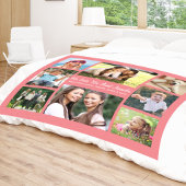 Tante Liebe Sie Foto Collage Personalisiert Coral Fleecedecke