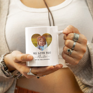 Tante Liebes Herz Foto Kaffeetasse