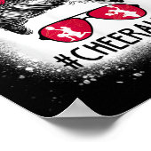 Tante Life Messy Bun Cheerleader Bleached Mütter D Poster (Ecke)