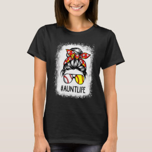 Tante Life Softball Baseball Mütter Tag T-Shirt