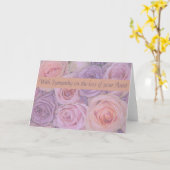 Tante-Loss-Beileid-Rose Karte (Gelbe Blume)