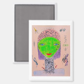 Tante Magnet (Vorderseite/Rückseite)