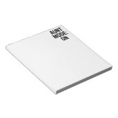 Tante Mode On - Funny Family Spaß Notizblock (angewinkelt)