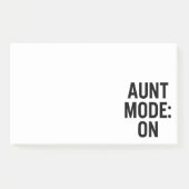 Tante Mode On - Funny Family Spaß Post-it Klebezettel (Vorderseite)