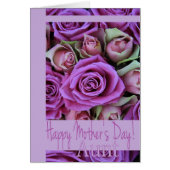 Tante Mother Day Rose Card (Vorne)