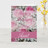 Tante Mother Day Rose Card Karte (Gelbe Blume)