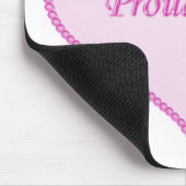 Tante Mousepad, rosa Mousepad (Ecke)