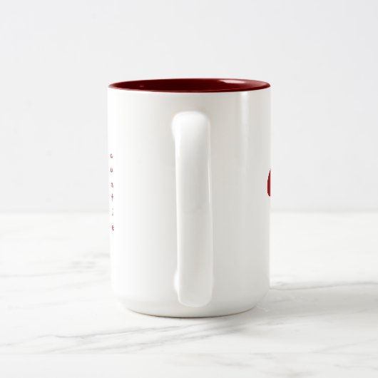 Tante Mug Zweifarbige Tasse (Henkel)