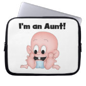 Tante New Nephew T - Shirt und Geschenke Laptopschutzhülle (Vorderseite)