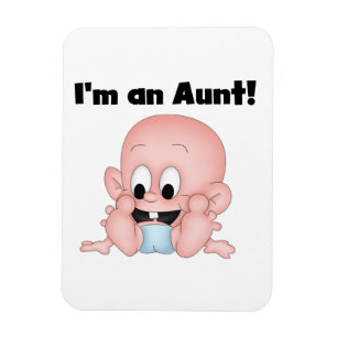 Tante New Nephew T - Shirt und Geschenke Magnet