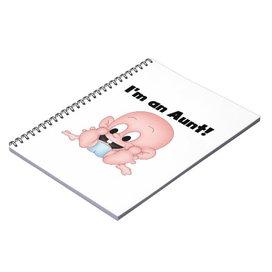 Tante New Nephew T - Shirt und Geschenke Notizblock (Linke Seite)