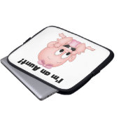 Tante New Niece T - Shirt und Geschenke Laptopschutzhülle (Vorne Knopf)