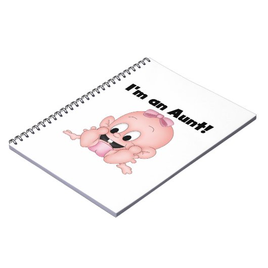 Tante New Niece T - Shirt und Geschenke Notizblock (Linke Seite)