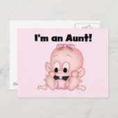 Tante New Niece Tshirts und Geschenke Postkarte (Vorne/Hinten)