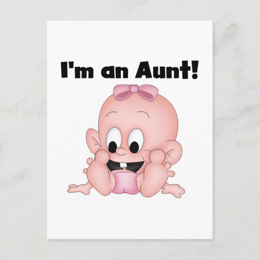 Tante New Niece Tshirts und Geschenke Postkarte (Vorderseite)